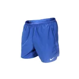 Short deportivo Nike Laser V color azul con logo blanco en la pierna izquierda.