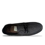 Zapatillas Reef de lona color gris jaspeado con cordones negros y suela de goma negra.