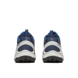 Championes de senderismo Merrell modelo Speed Strike 2, con diseño deportivo en tonos azul y negro. Presentan una parte superior de malla transpirable con refuerzos sintéticos, entresuela de espuma EVA para mayor estabilidad y suela de goma con tracción adherente.