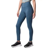 Calza deportiva de tiro alto con tecnología hidroabsorbente, confeccionada en tejido elástico con bolsillo lateral en la pierna.