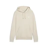 Hoodie Puma Athletics color arena, con capucha ajustable mediante cordones, bolsillo frontal tipo canguro y logo de la marca estampado en el pecho.