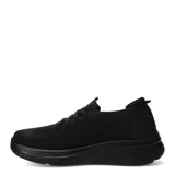 Championes urbanos de tejido knit color negro, con diseño slip-on y cordones decorativos. Presentan suela con tecnología Max Comfort y detalle de marca en la lengüeta.