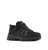 Championes de trekking Columbia Peakfreak II OutDry, color negro, con parte superior de malla impermeable y transpirable, suela Adapt Trax y sistema de ajuste con cordones.