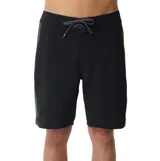 Short de baño Rip Curl Sseries 32One Cordura de color negro, con cintura ajustable mediante cordón bicolor y detalles laterales en tono contrastante.