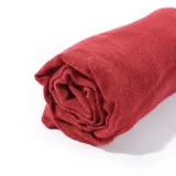 Pashmina color terracota de tejido ligero.