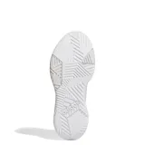 Championes deportivos Adidas modelo Gamechaser, color blanco con detalles en tono metálico. Presentan un diseño con malla transpirable, refuerzos sintéticos y suela con tecnología de amortiguación.