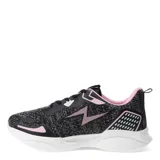 Championes deportivos Push modelo Hawai, color azul marino con detalles en fucsia y gris. Presentan diseño de malla transpirable, cierre con cordones y suela blanca con textura.