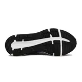 Championes Asics Raiden 3 de running para hombre, en color gris oscuro con detalles en azul eléctrico y blanco. Capellada de malla transpirable con soportes sintéticos y suela de goma con amortiguación.