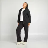 Pantalón de jogging negro de corte recto.