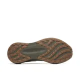 Zapatillas de running Merrell Morphlite para hombre, color gris con detalles en verde oliva, con capellada de jacquard, cordones y forro de malla reciclados, entresuela de espuma FloatPro™ y suela de goma adherente.