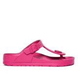 Sandalias de dedo fucsia, ultraligeras, impermeables y cómodas. Confeccionadas con materiales veganos y propiedades antibacterianas.