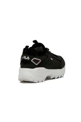 Championes deportivos Fila Toga para mujer, color blanco con suela chunky y detalles en beige y azul marino.