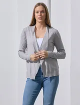 Cardigan tejido color blanco, marca Vila Milano.