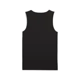 Musculosa Puma ESS No1 Logo Tank de color negro, con el logotipo de la marca estampado en grande en color blanco en el pecho.