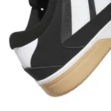 Championes Adidas Break Start 2000, negros con detalles blancos y suela color caramelo. Inspirados en el estilo de los años 90 y 2000, con empeine de piel sintética y suela de goma.