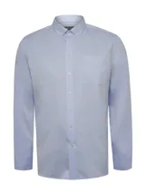 Camisa de manga larga con cuello abotonado, confeccionada en algodón. Presenta un bolsillo en el pecho con el logo de un pato bordado al tono, corte ajustado y pinza en la espalda.