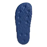 Sandalias Adidas Adilette 22 azules con tres tiras blancas.
