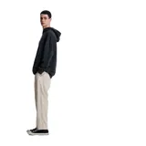 Canguro negro con capucha, bolsillo tipo canguro y estampado en el pecho con el logo de la marca Critical Slide Society. Corte oversize y confeccionado en felpa de algodón cepillado.