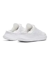 Championes de entrenamiento Under Armour SlipSpeed Trainr Syn de color blanco, con diseño perforado para mayor transpirabilidad, sistema de ajuste BOA y talón convertible.