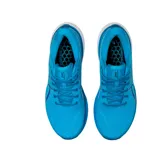 Championes de running Asics Gel-Kayano 29, color negro con detalles en rojo y amarillo. Presentan tecnología FF Blast+ en la entresuela para mayor amortiguación y diseño de malla transpirable.