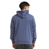 Canguro Quiksilver Saturn de hombre en color azul con efecto lavado. Cuenta con capucha ajustable con cordones, bolsillo tipo canguro en el frente y puños y dobladillo de rib. Incluye un pequeño logo bordado en el pecho.