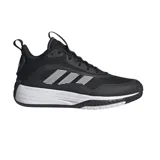 Championes de básquet Adidas Own The Game 3, color negro con detalles en blanco.
