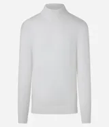 Buzo de corte slim con cuello alto y mangas largas, confeccionado en tejido de punto liso.