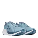 Championes de running Under Armour Charged Assert 11 para hombre, color celeste con suela blanca y detalles en gris. Cuentan con capellada de malla transpirable, cordones ajustables y el logo de la marca en el lateral.