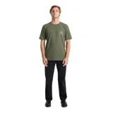 Pantalón utilitario negro de corte recto, con bolsillos laterales y traseros, ideal para uso diario.
