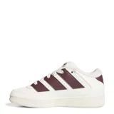 Championes urbanos Adidas modelo Break Start 2000, de diseño retro con base blanca y detalles en color bordó en los laterales. Presentan cordones anchos, puntera perforada para mayor ventilación y suela de goma resistente.
