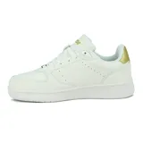 Championes Avia Denebola para mujer, color blanco con detalles dorados.