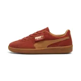 Championes Puma Palermo color marrón rojizo con detalles en marrón claro.