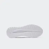 Championes Reebok para hombre, color azul marino con detalles en azul más claro en los laterales y lengüeta. Tienen una entresuela blanca gruesa y suela con relieve.