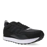 Championes Topper Temple negros con detalles en blanco y gris.