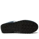 Championes Saucony Jazz 81, color azul con detalles en blanco y suela color crema.