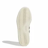 Championes Adidas Breaknet 3.0 de estilo urbano inspirado en el tenis, con capellada sintética blanca y las icónicas tres tiras laterales en color gris. Presenta suela de goma en tono crema y cierre mediante cordones.