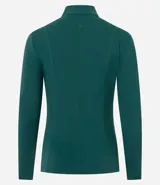 Campera deportiva Get Over de ajuste entallado, confeccionada en microfibra técnica. Presenta cuello alto, cierre frontal completo con cremallera, mangas largas y bolsillos laterales funcionales.