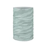 Cuello multifuncional Buff Coolnet Uv Aces con estampado de camuflaje en tonos celeste y gris.