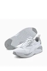 Championes deportivos Puma modelo X-Ray Duo Speed, color blanco con detalles en gris.