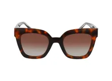 Lentes de sol INVU modelo IB22426B, con montura de acetato color carey y lentes marrones polarizadas.