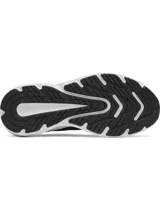 Championes de running Under Armour UA W Turbulence 3, color negro con suela blanca. Presentan parte superior de malla transpirable y amortiguación Charged+ en la mediasuela.