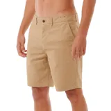 Bermuda color beige, marca Rip Curl, modelo Classic Surf Chino Walkshort.