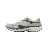 Championes deportivos Skechers modelo Go Run Arch Fit 2.0, en tonos gris y blanco. Presentan una parte superior de malla técnica con refuerzos de gamuza, tecnología Slip-ins para un calce fácil, sistema de soporte Arch Fit en la plantilla y entresuela con amortiguación ultraligera.