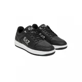 Championes urbanos EA7 Emporio Armani modelo Slasher, de diseño bicolor en blanco y negro. Presentan el logo de la marca estampado en el lateral y una suela de goma resistente.