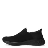 Championes Umbro Flex de hombre, color negro, tipo slip-on, confeccionados en tejido de punto elástico.