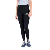 Calza deportiva de tiro alto, color negro, con ajuste ceñido y logo de la marca estampado en la pierna izquierda.