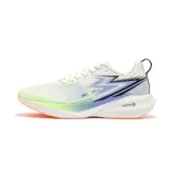 Championes de running 361° Fast Wind CQT, color blanco con detalles en azul, verde y naranja en el lateral y la suela.
