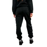Pantalon de jogging Umbro, color negro, con cintura elástica con cordón ajustable, bolsillos laterales y puños elásticos en los tobillos. Presenta un pequeño logo bordado en la pierna.