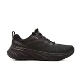 Championes deportivos Skechers Edgeride Exxo negros, con capellada de punto, cordones y refuerzos sintéticos. Incorporan plantilla Skechers Air-Cooled Memory Foam y entresuela con amortiguación. Fabricados con materiales reciclados y veganos.