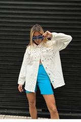 Calza ciclista de lycra con textura, color celeste.